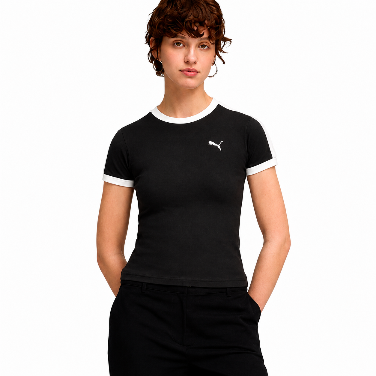 Camiseta Puma T7 Slim Feminino