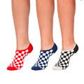 Meia Vans Checkerboard 3 pares Unissex
