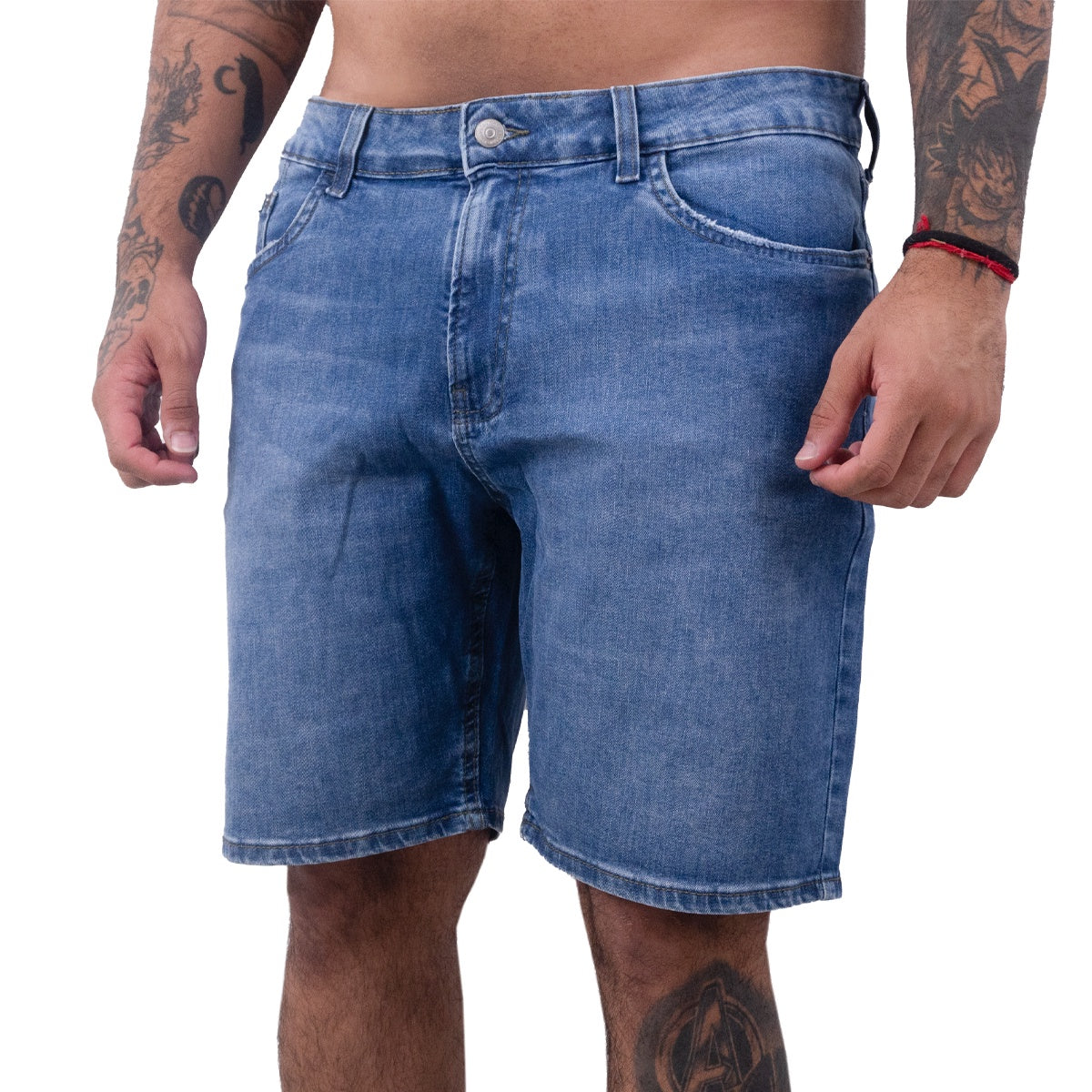 Bermuda Jeans Calvin Klein 5 Pockets Masculino