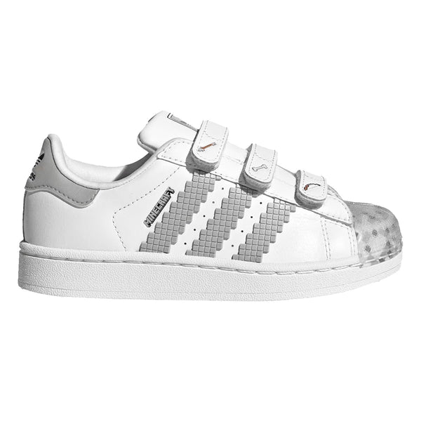 Tênis Adidas Superstar II Cf C Minecraft Infantil