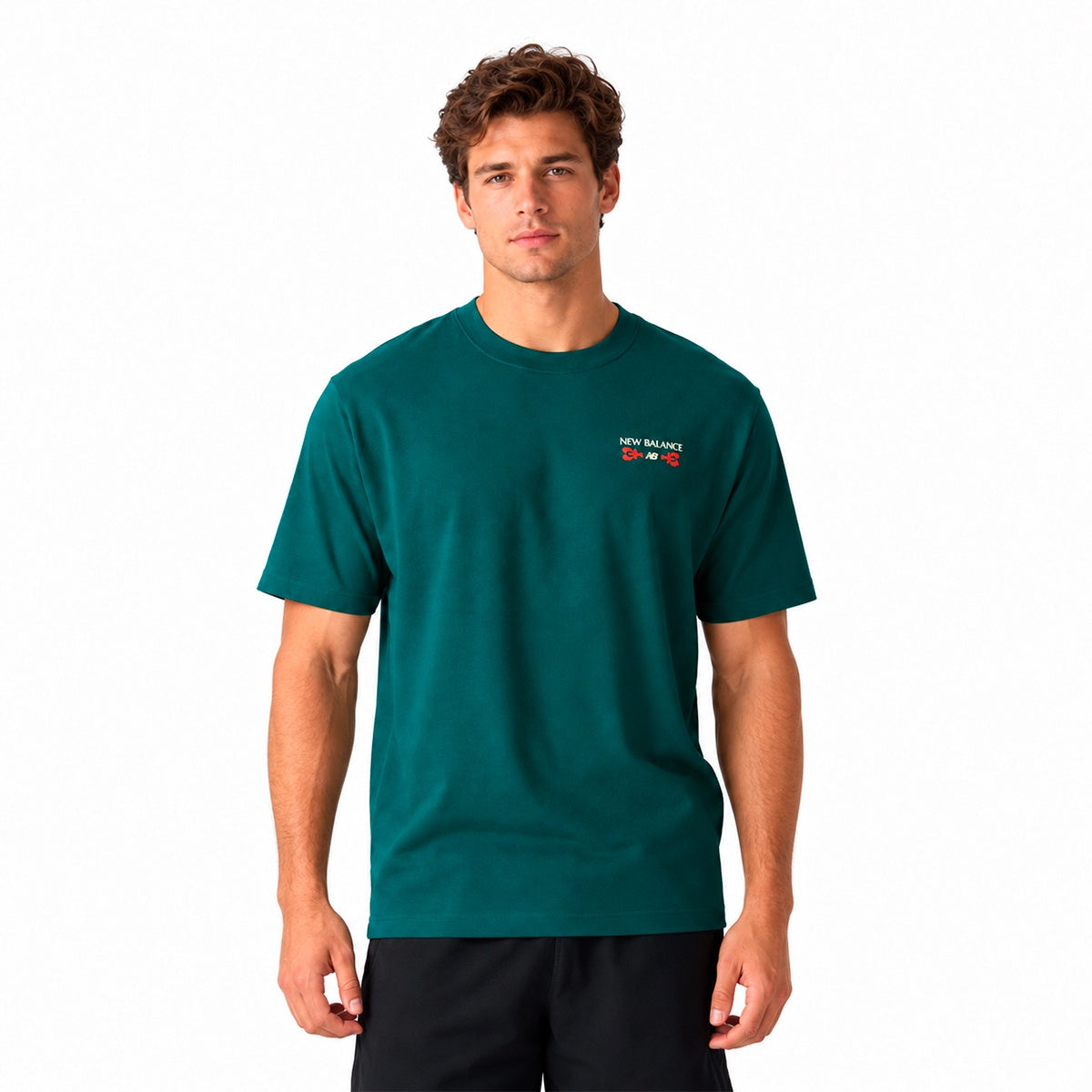 Camiseta New Balance Grab A Bite Boston Masculino
