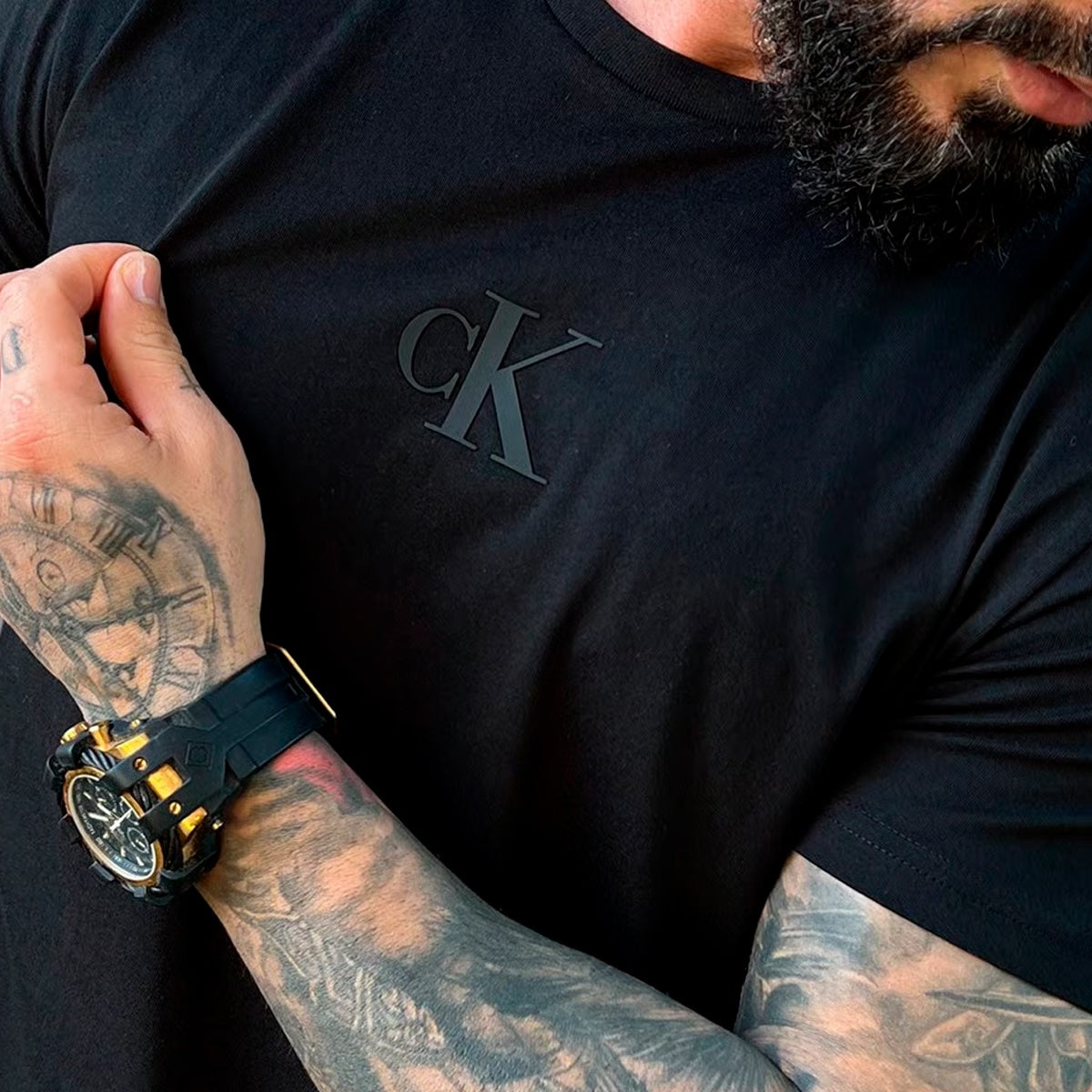 Camiseta Calvin Klein Rubber Masculino
