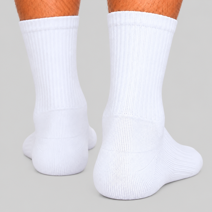 Kit 3 Meias Lacoste Esportivas Cano Médio Unissex — Cano médio
