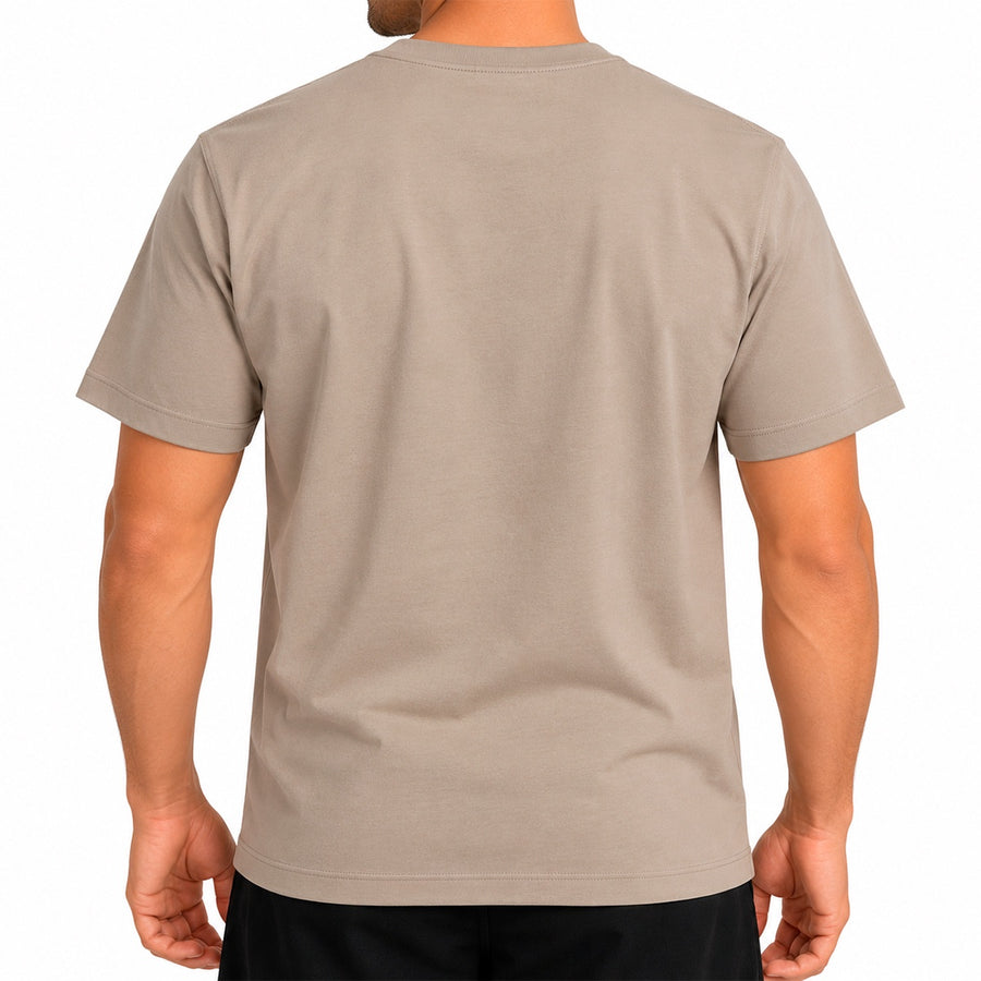 Camiseta Calvin Klein Logo Masculino — Costas lisas
