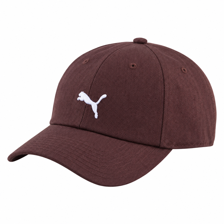 Boné Aba Curva Puma Dad Unissex — Felino da PUMA bordado em branco
