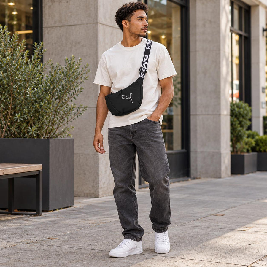 Bolsa Puma Half Moon Base 3L Unissex — Alça ajustável, do seu jeito